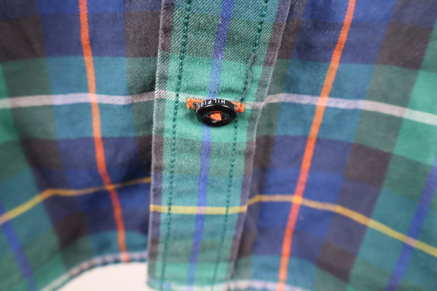 TOMMY HILFIGER CAMICIA COTONE SHIRT UOMO Tg. L MAN VINTAGE CASUAL COTTON