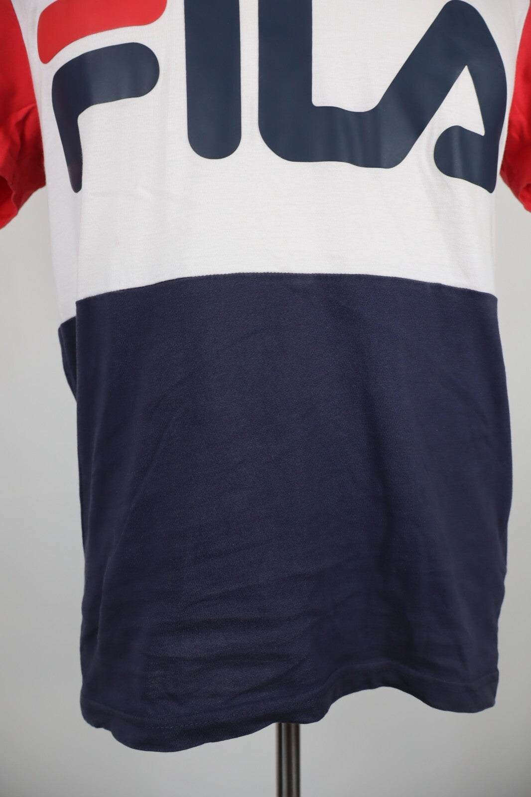 FILA MAGLIA UOMO TG S MAN T-SHIRT CASUAL VINTAGE COTONE COTTON BIG LOGO