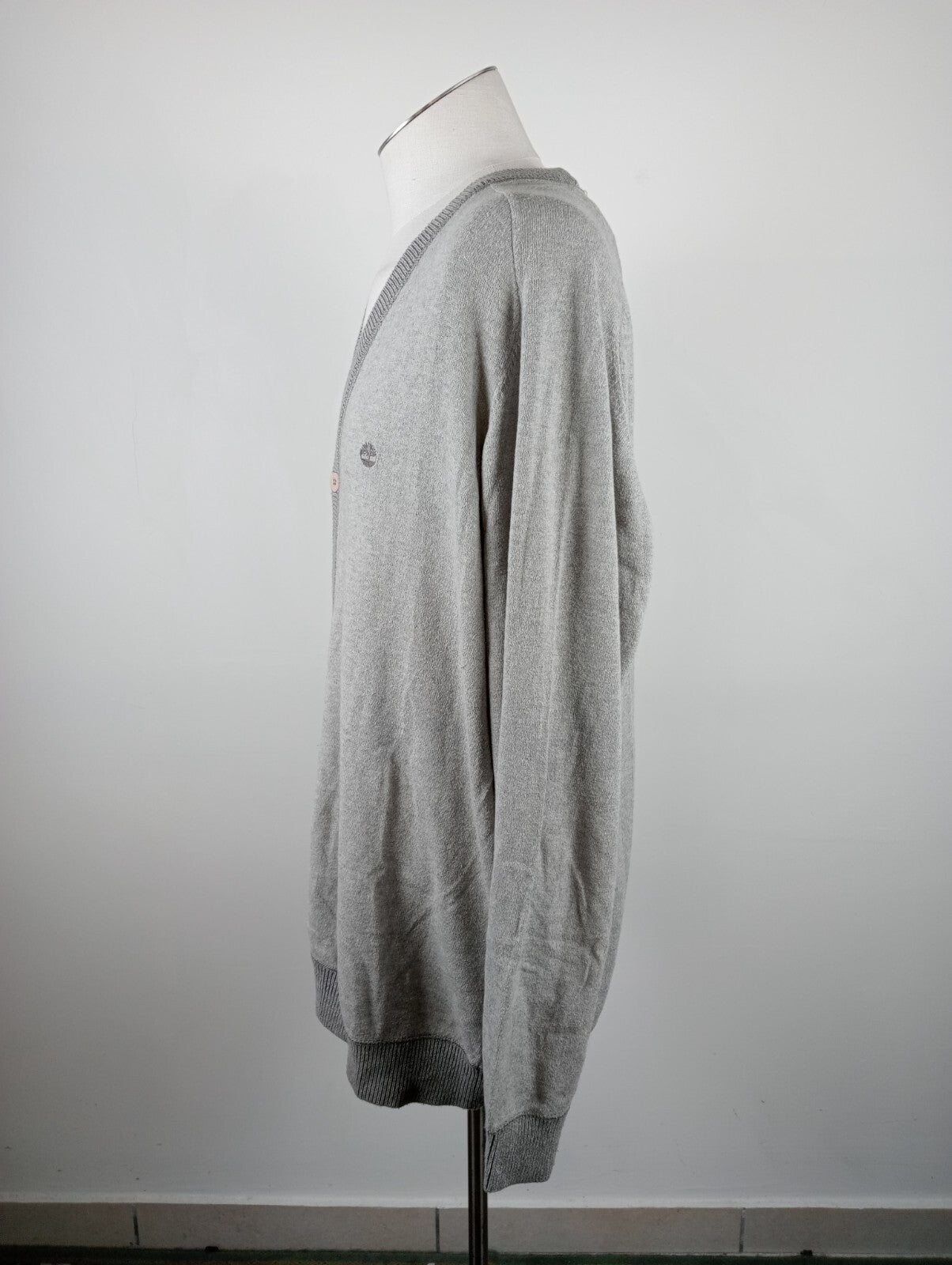 TIMBERLAND CARDIGAN MAGLIONE LANA COTONE VINTAGE UOMO 3XL MAN SWEATER CASUAL