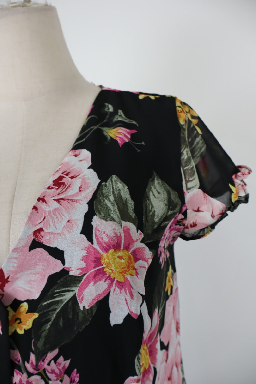 GUESS VESTITO ABITO DONNA TG. L WOMAN CASUAL VINTAGE DRESS
