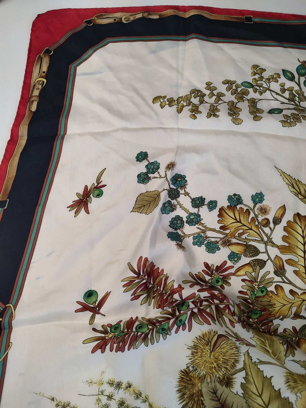 BAYRON FOULARD 100% SILK SETA SCARVES SCARF SQUARE MADE ITALY