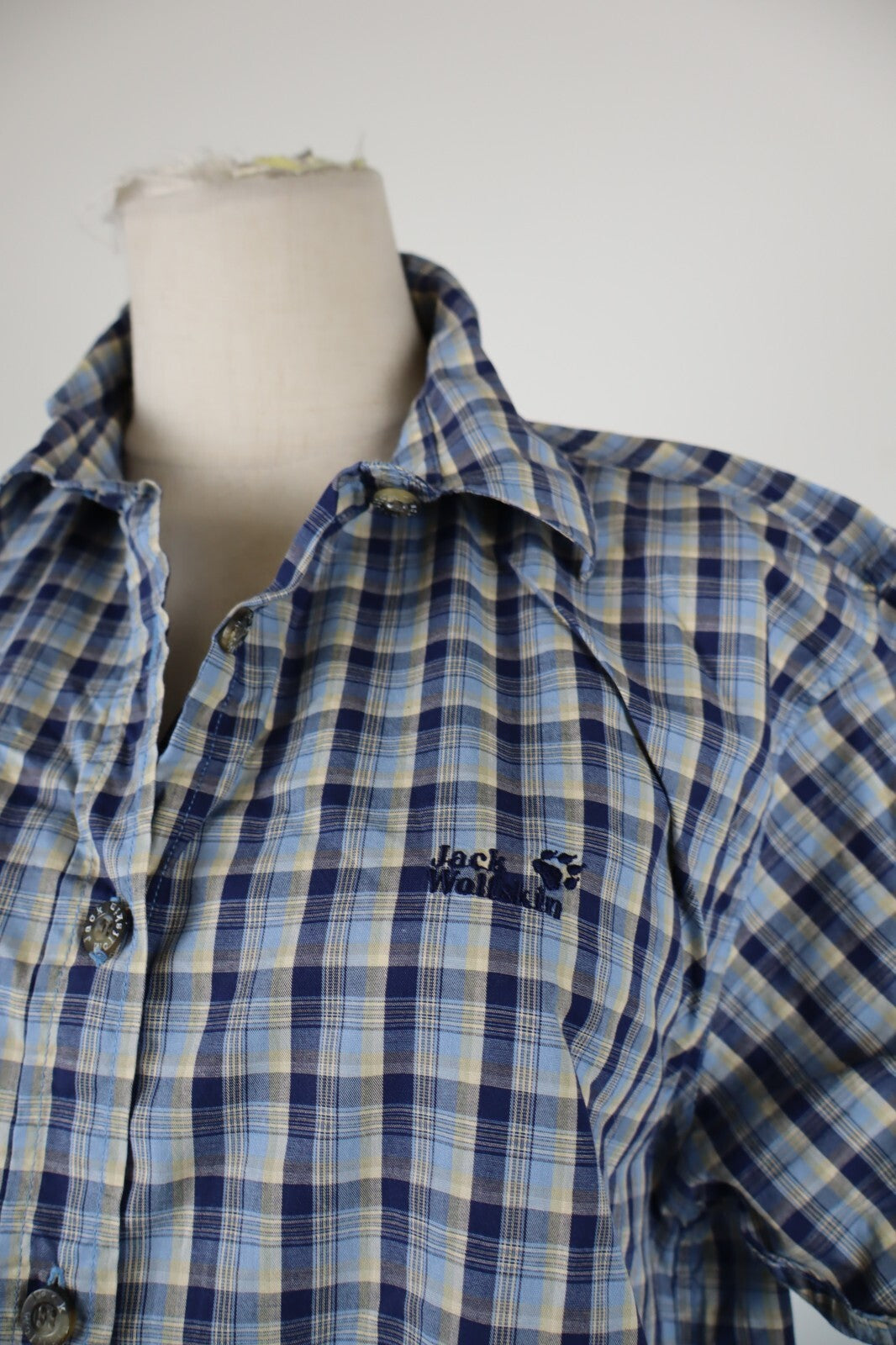 JACK WOLFSKIN CAMICIA DONNA TG. XL WOMAN SHIRT CASUAL VINTAGE COTONE