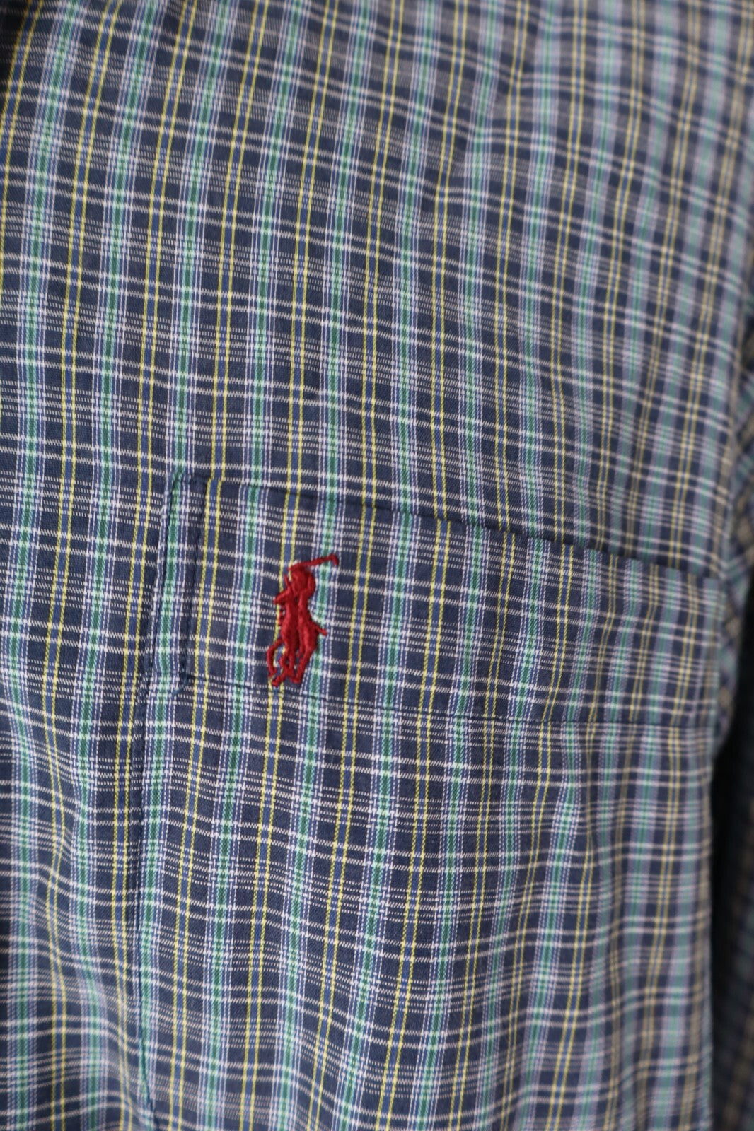 RALPH LAUREN CAMICIA UOMO COTONE TG. L MAN CASUAL VINTAGE COTTON SHIRT