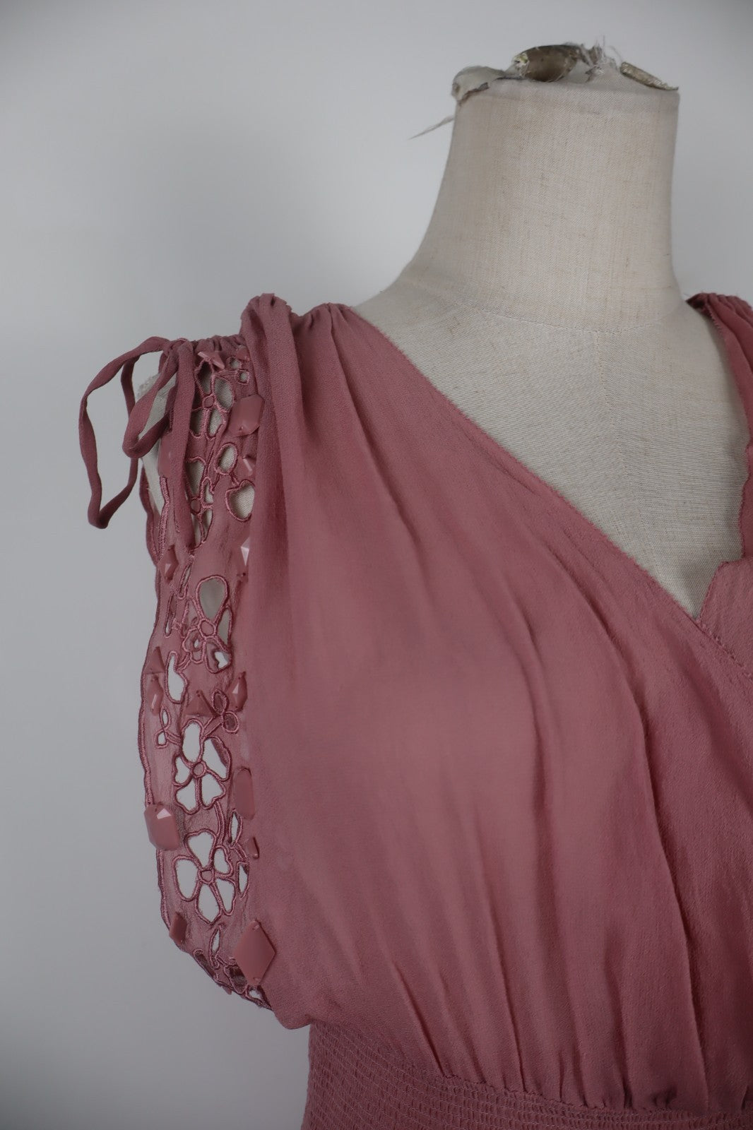 LIU JO VESTITO SMANICATO ROSA DONNA TG L WOMAN CASUAL VINTAGE DRESS ABITO LOGO