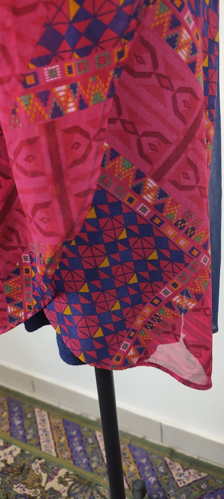 DESIGUAL VESTITO DONNA TG. 36 WOMAN CASUAL VINTAGE DRESS