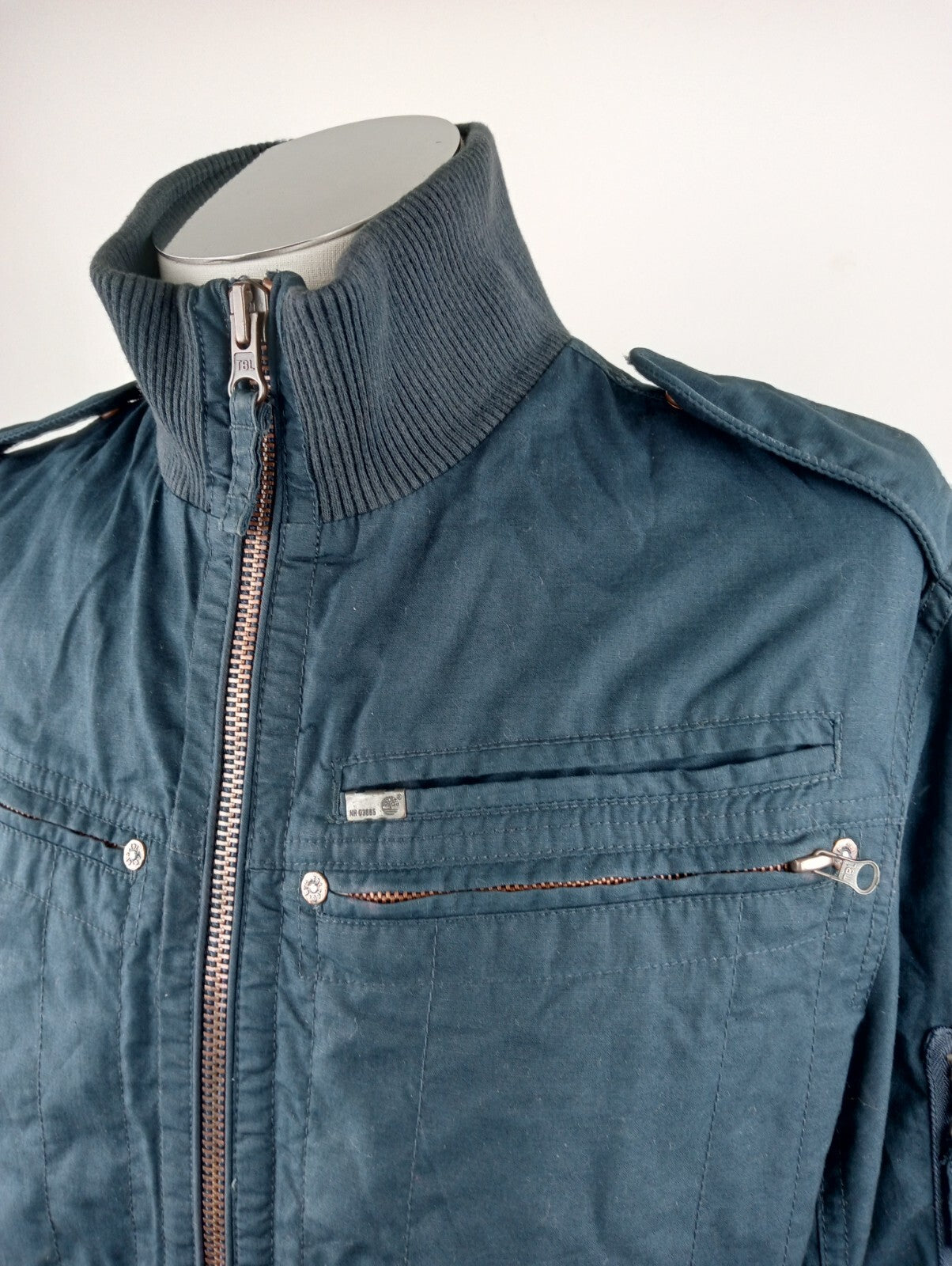 TIMBERLAND GIUBBINO LEGGERO GIACCA UOMO Tg M MAN CASUAL VINTAGE JACKET