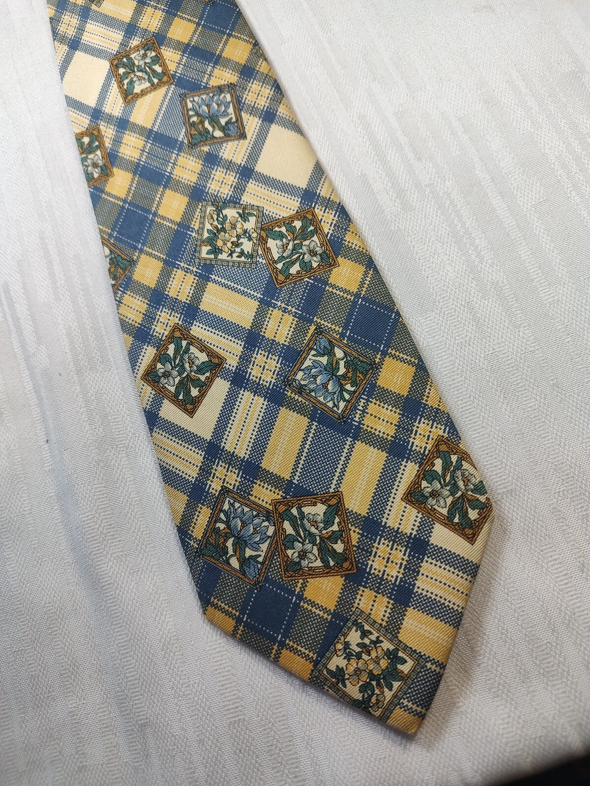 OLIVER BY VALENTINO 100% SILK TIE SETA CRAVATTA NECKTIE MADE IN ITALY CLASSIC