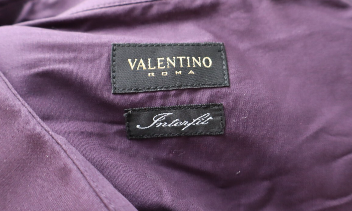 VALENTINO ROMA CAMICIA UOMO COTONE TG 40 15 3/4 MAN CASUAL VINTAGE COTTON SHIRT