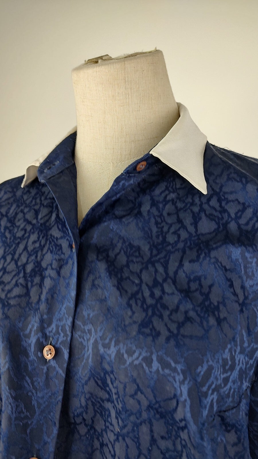 LUISA SPAGNOLI CAMICIA  DONNA TG. 44 WOMAN SHIRT CASUAL VINTAGE SETA