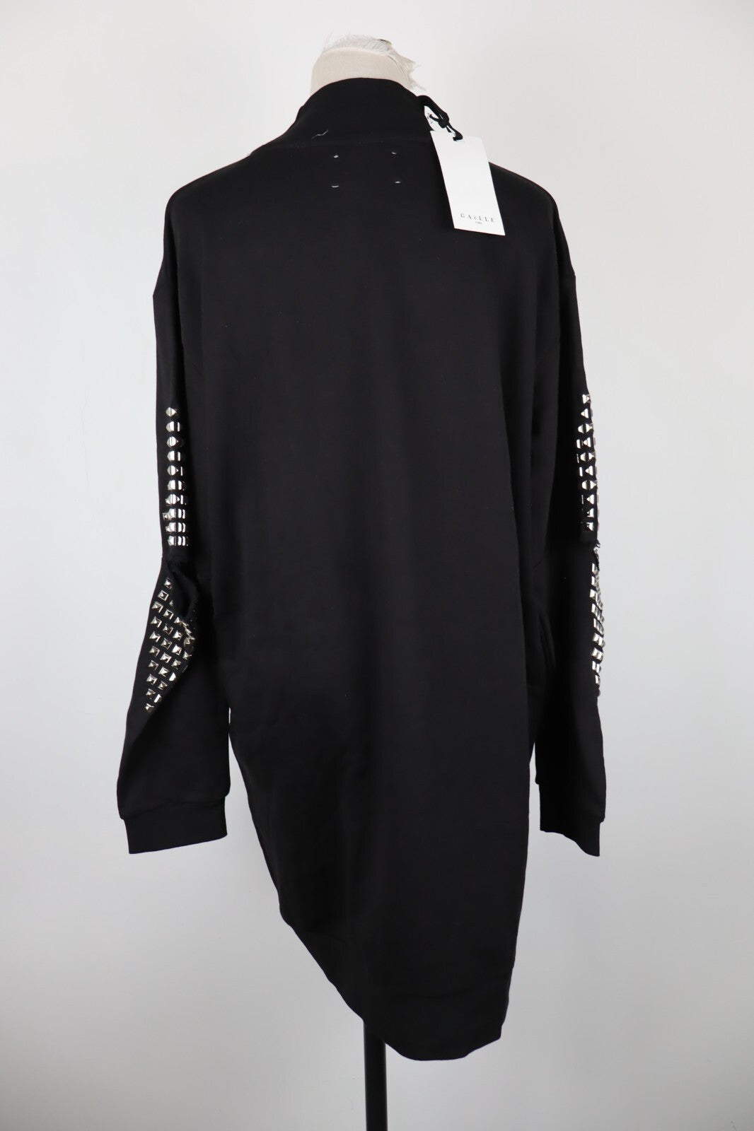 GAELLE PARIS VESTITO A FELPA ABITO DONNA TG 2 WOMAN CASUAL VINTAGE DRESS COTONE
