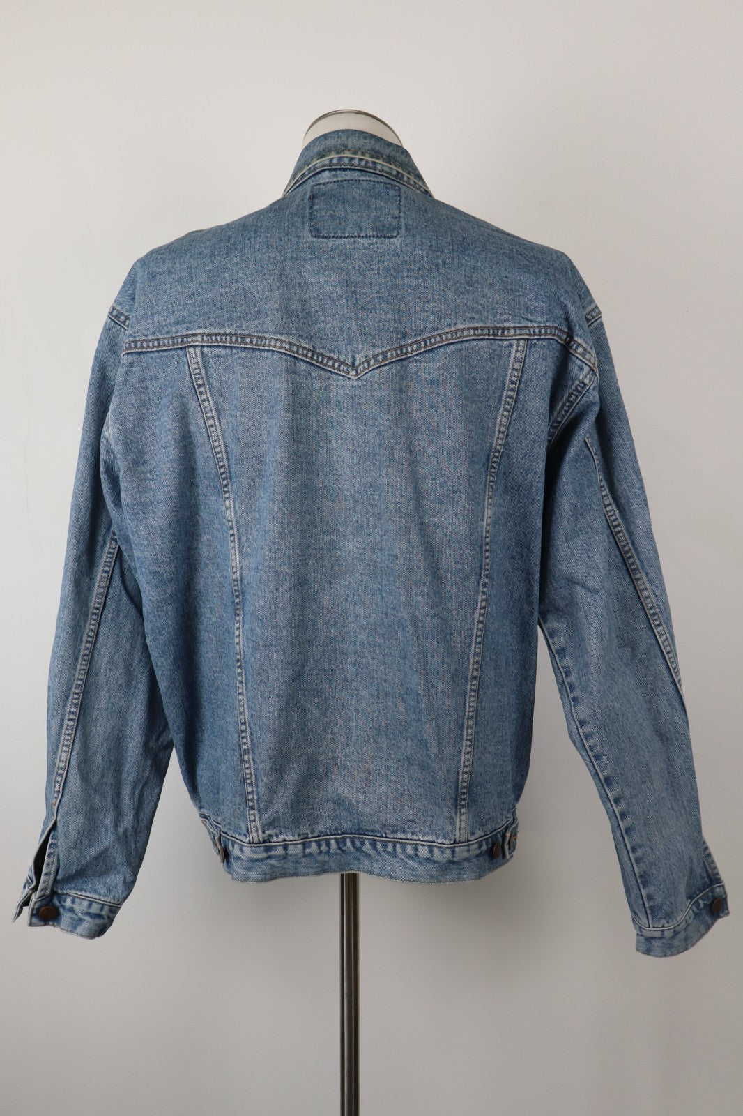 WRANGLER GIUBBINO JEANS COTONE UOMO TG XL MAN JACKET CASUAL VINTAGE DENIM COTTON