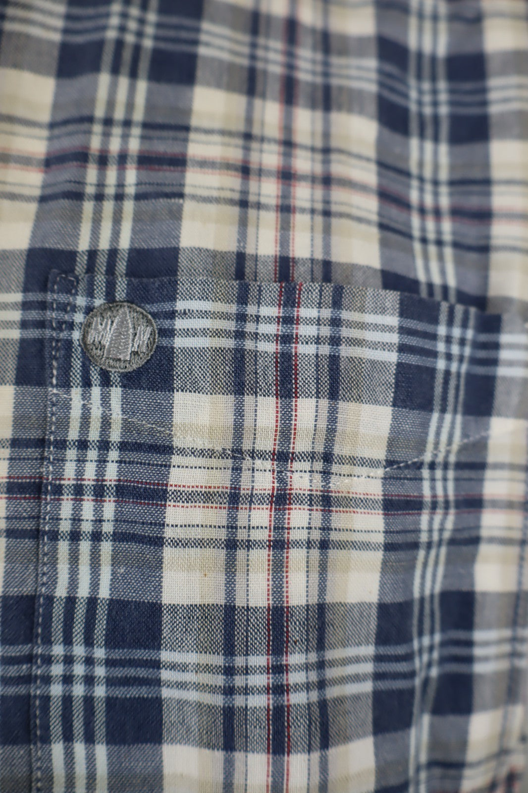 MURPHY & NYE CAMICIA UOMO TG. S MAN CASUAL VINTAGE SHIRT COTONE COTTON TASCA