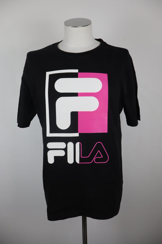 FILA MAGLIA UOMO TG S MAN T-SHIRT CASUAL VINTAGE COTONE COTTON BIG LOGO