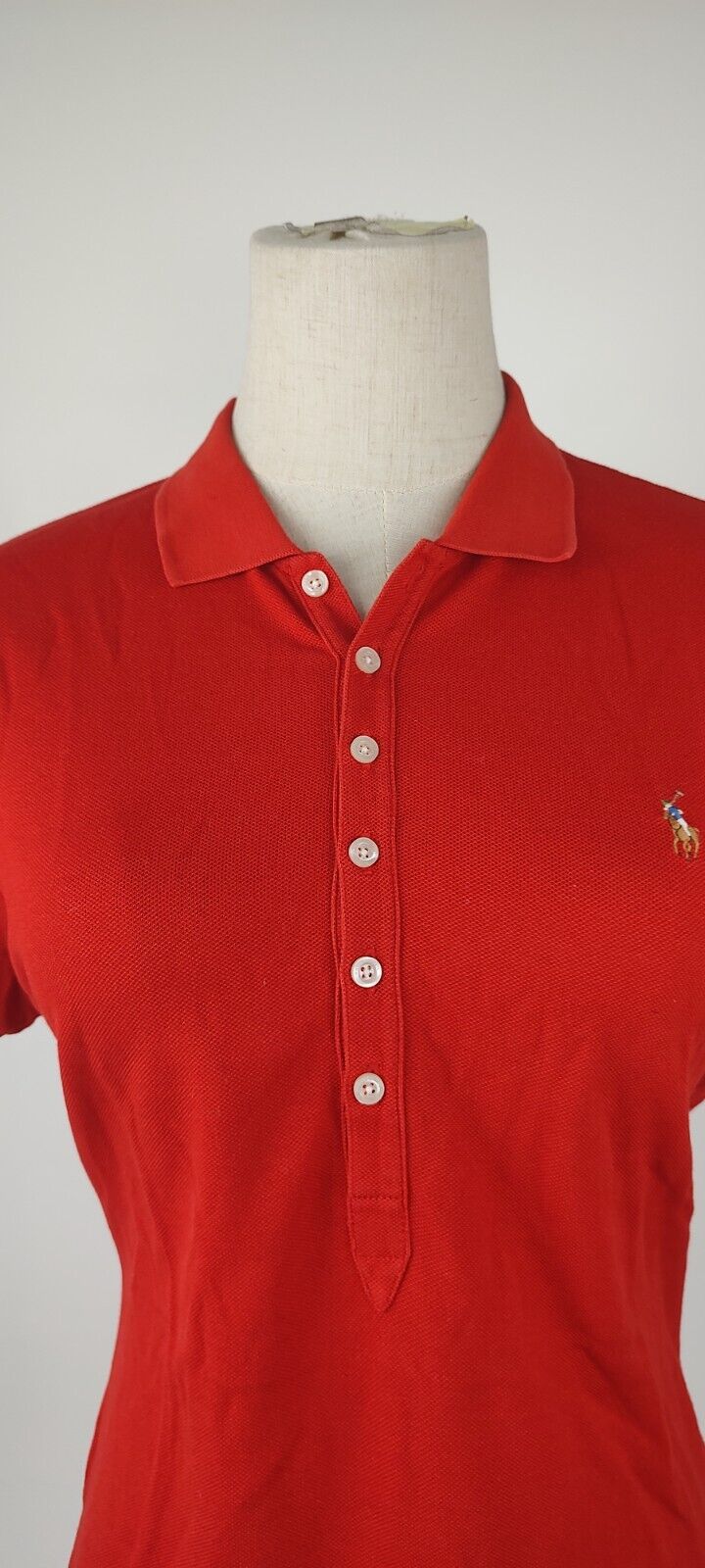 RALPH LAUREN POLO MAGLIA DONNA COTONE TG. L WOMAN SHIRT CASUAL VINTAGE