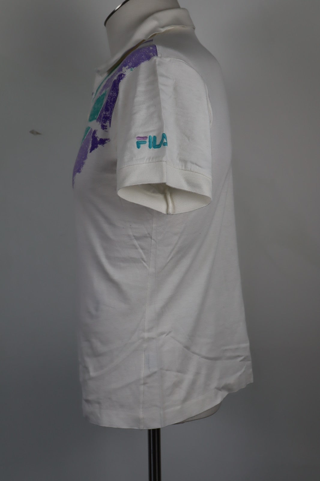 FILA MAGLIA RAGAZZO TG VII 13-14 BOY T-SHIRT CASUAL VINTAGE COTONE TENNIS SPORT