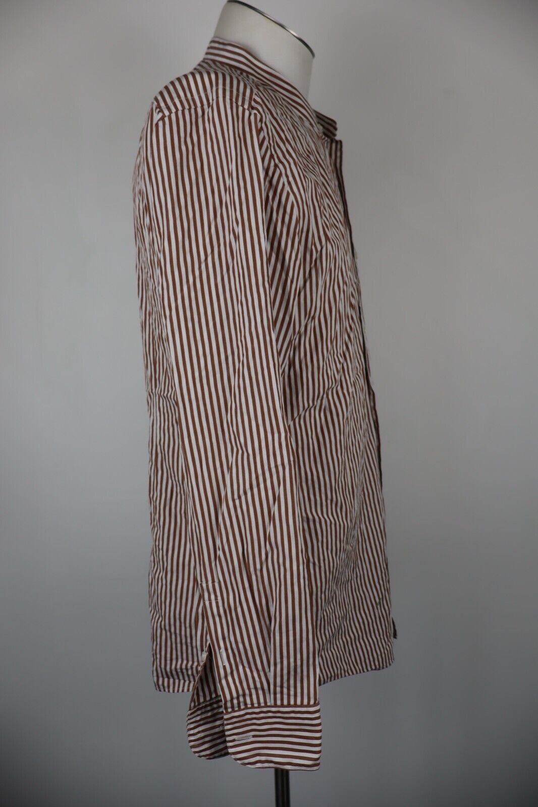 HUGO BOSS CAMICIA UOMO TG  L SLIM FIT 42 16 1/2 MAN SHIRT CASUAL VINTAGE COTONE