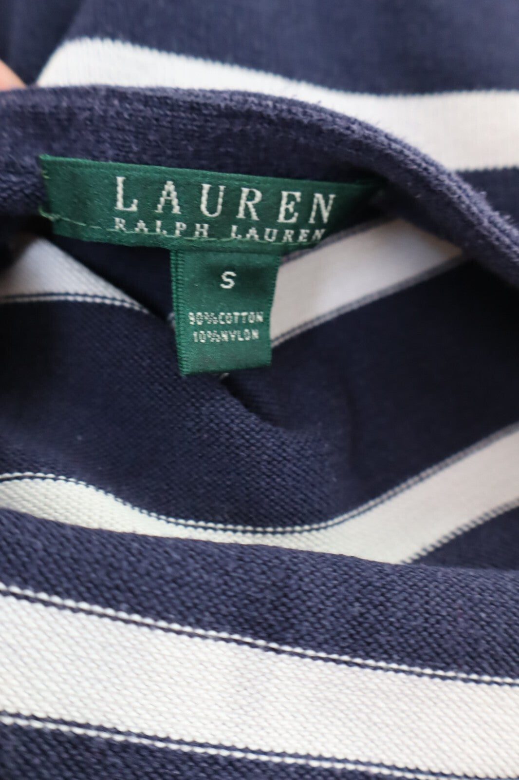 LAUREN RALPH LAUREN DONNA MAGLIA COTONE TG. S WOMAN SHIRT CASUAL VINTAGE COTTON