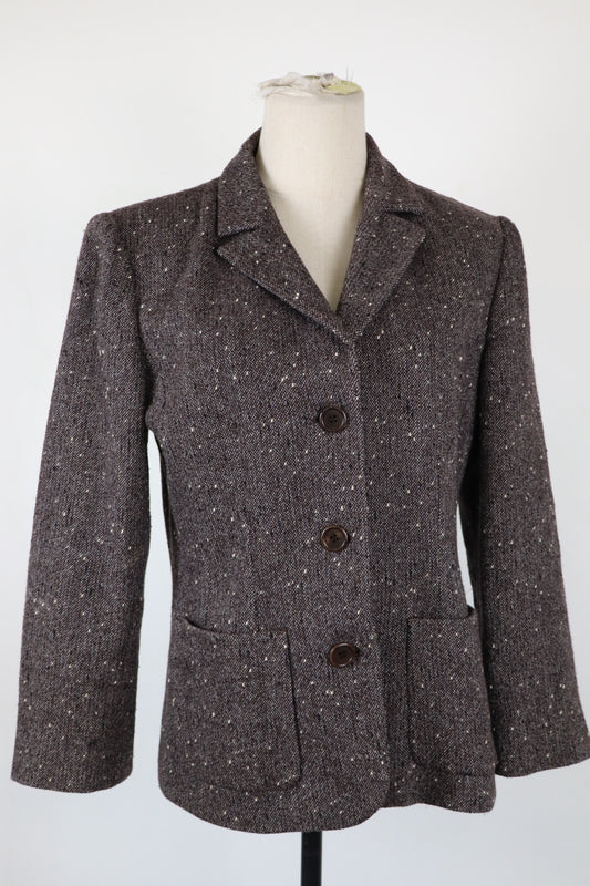 MAX & CO GIACCA BLAZER DONNA Tg 42 WOMAN VINTAGE JACKET WOOL LANA