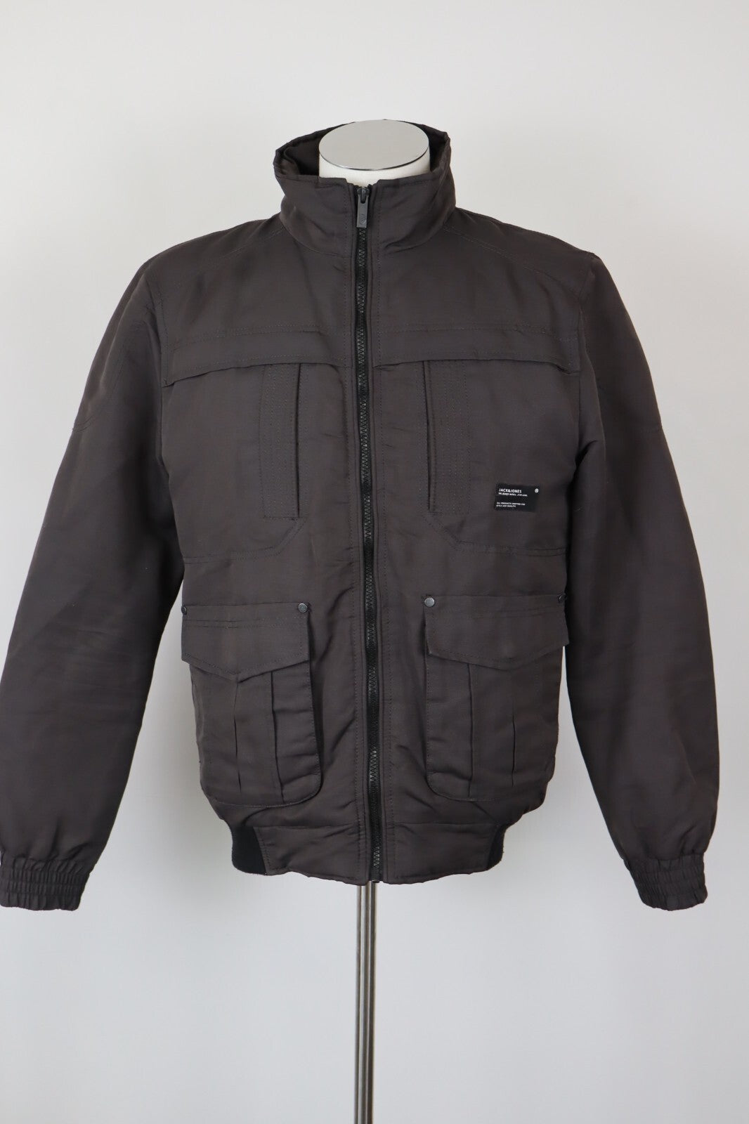 JACK & JONES GIUBBINO IMBOTTITO UOMO Tg M MAN CASUAL VINTAGE JACKET CAPPUCCIO