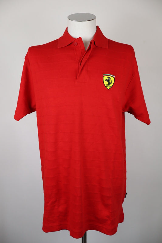 FERRARI FORMULA 1 F1 POLO MAGLIA UOMO Tg M MAN VINTAGE SPORT CON TAG COTONE