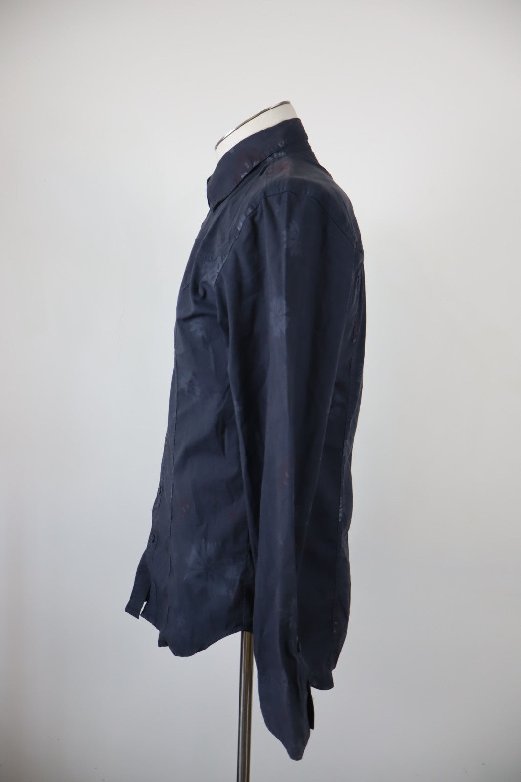 HUGO BOSS CAMICIA COTONE UOMO TG. M MAN CASUAL VINTAGE SHIRT FLOREALE