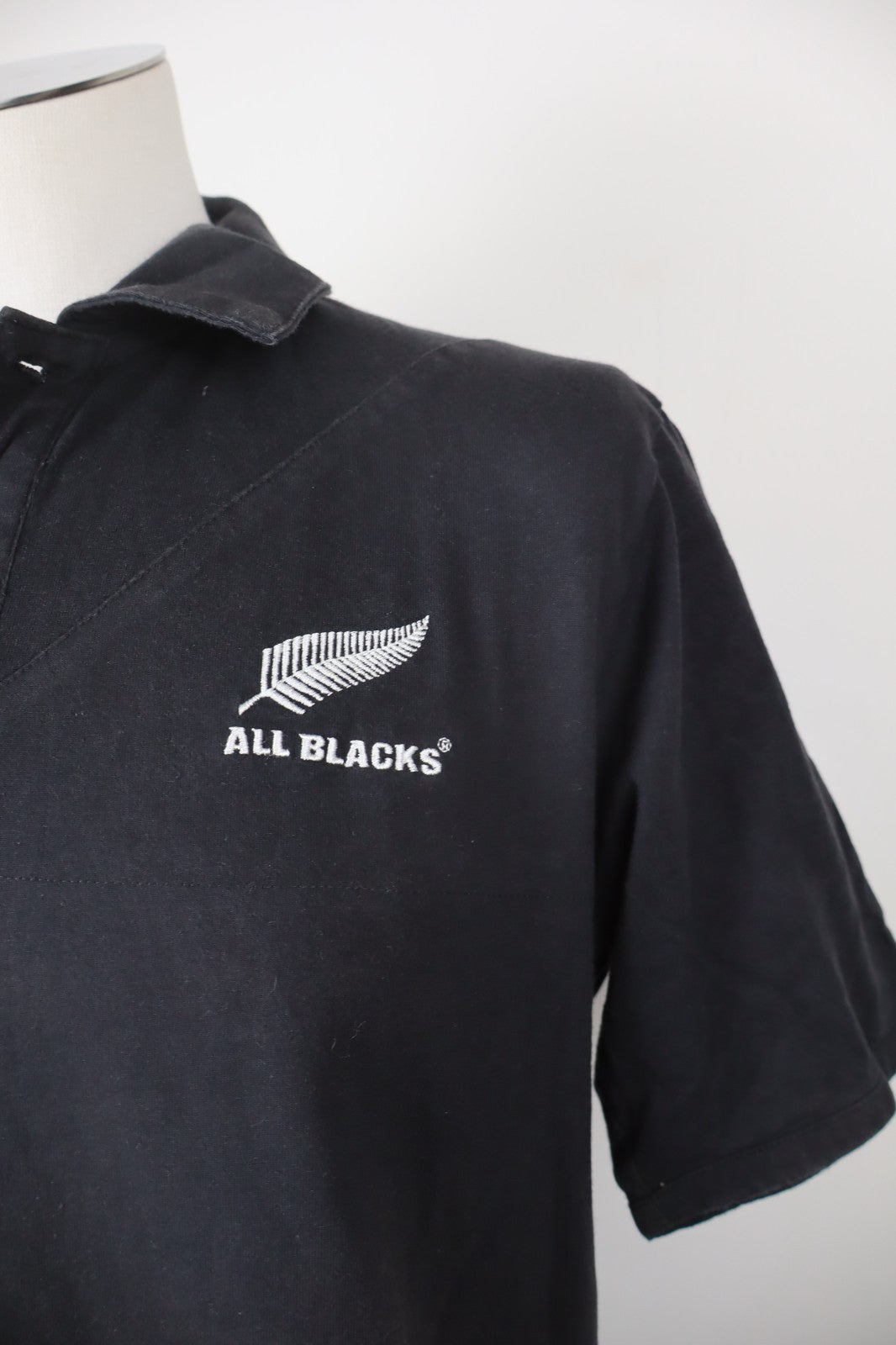 ADIDAS ALL BLACKS MAGLIA POLO UOMO M MAN T-SHIRT CASUAL VINTAGE COTONE COTTON