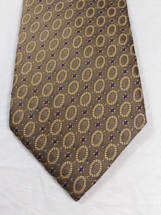 UNGARO 100%  SILK TIE SETA CRAVATTA NECKTIE MADE IN ITALY