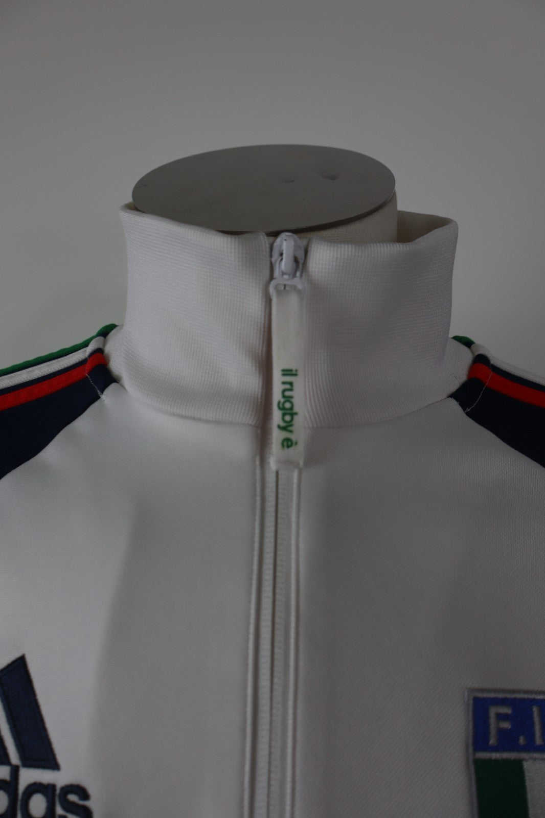 ADIDAS ITALIA RUGBY GIACCA SPORTIVA UOMO Tg. S MAN CASUAL SPORT JACKET F.I.R.