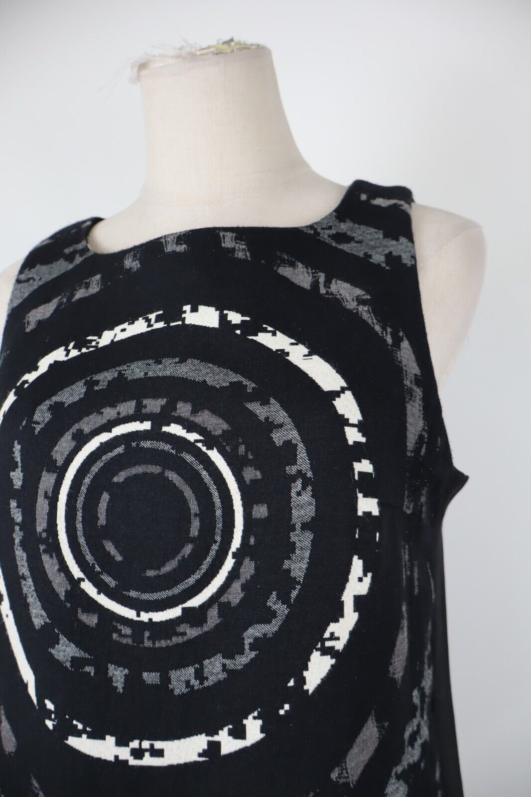 DESIGUAL VESTITO ABITO DONNA TG. 40 WOMAN CASUAL VINTAGE DRESS COTONE