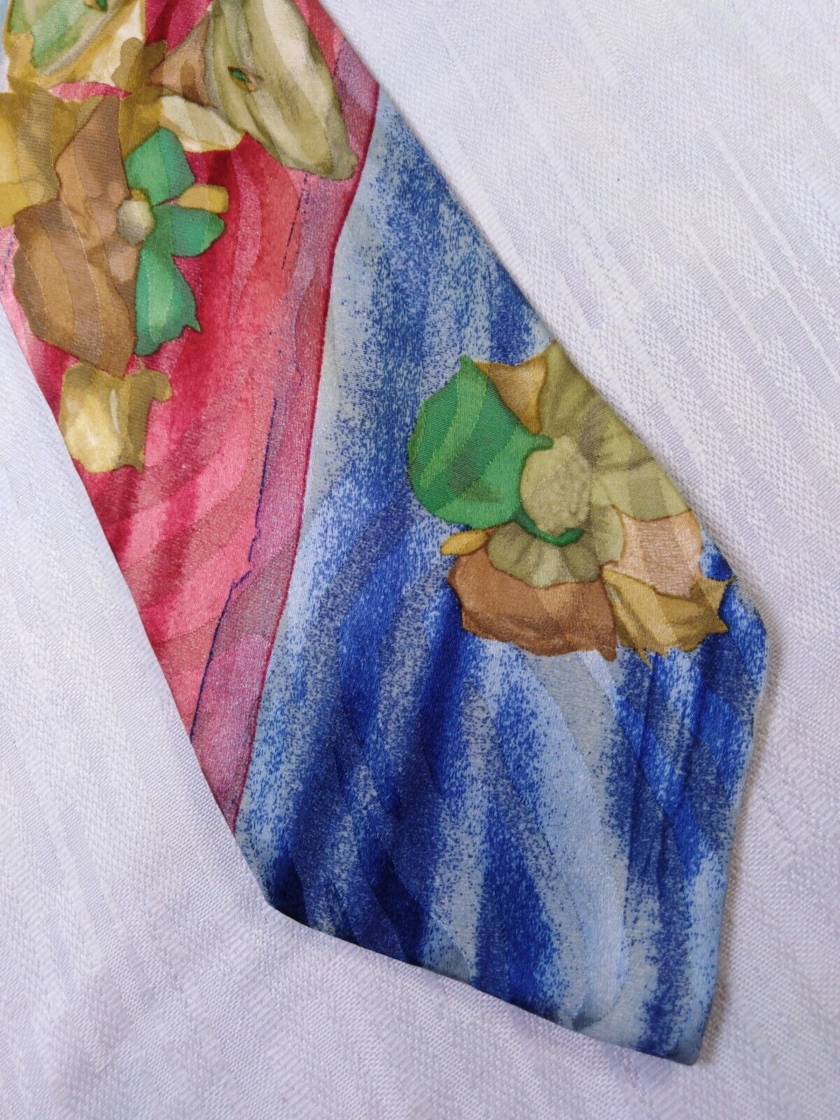 CARNAVAL DE VENISE 100%  SILK TIE SETA CRAVATTA NECKTIE MADE IN ITALY