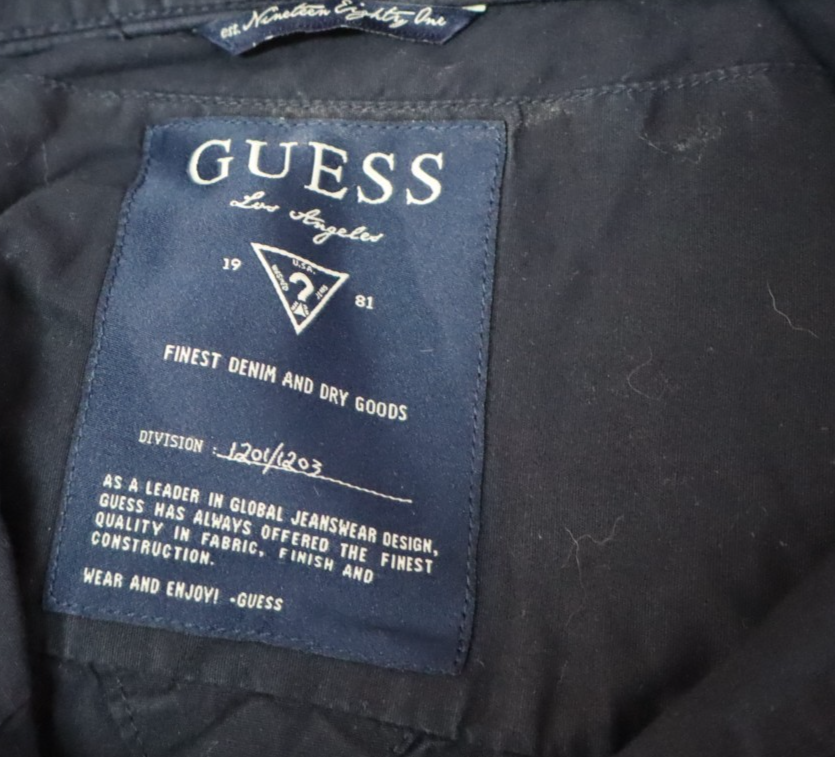 GUESS CAMICIA UOMO TG. M  MAN CASUAL VINTAGE SHIRT MAN COTONE COTTON ELASTANO