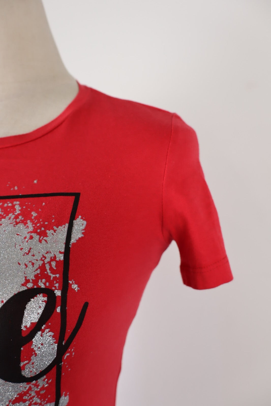 GUESS LOS ANGELES MAGLIA DONNA TG. XS WOMAN CASUAL VINTAGE T- SHIRT COTONE