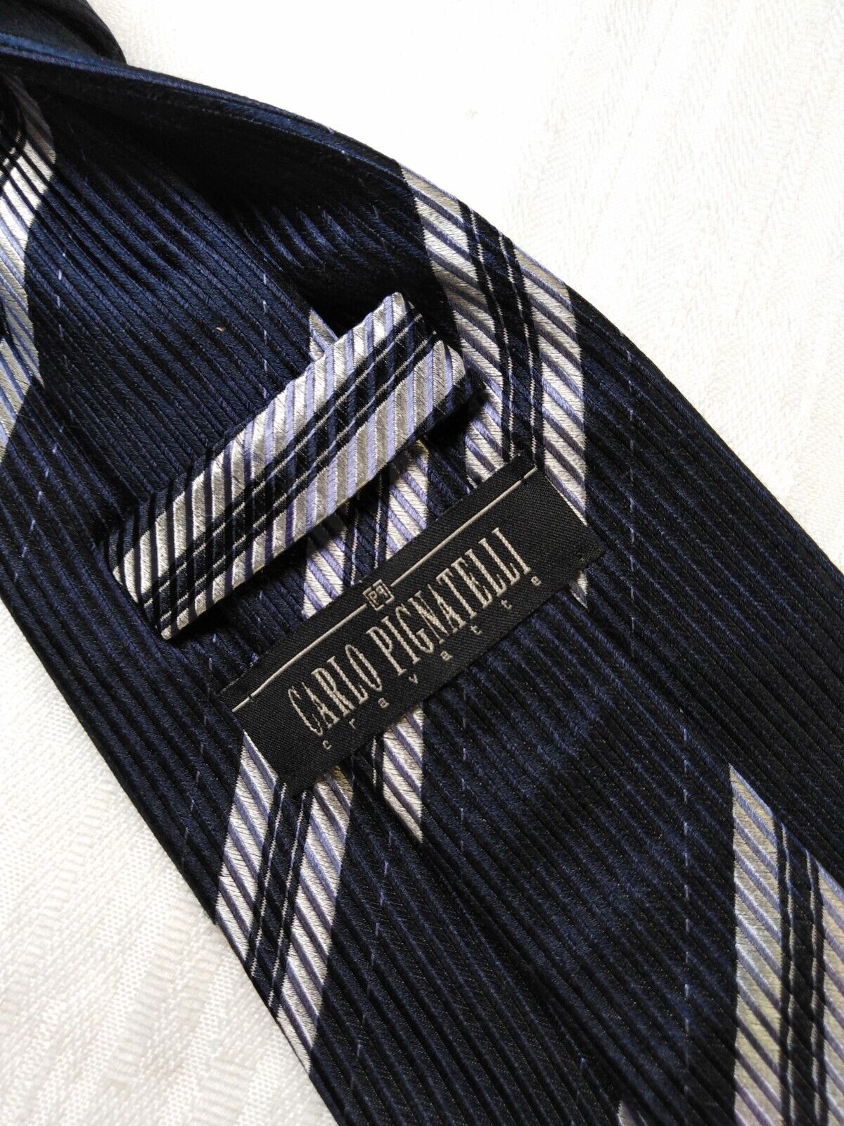 CARLO PIGNATELLI  SILK TIE SETA CRAVATTA NECKTIE ITALY VINTAGE CLASSIC