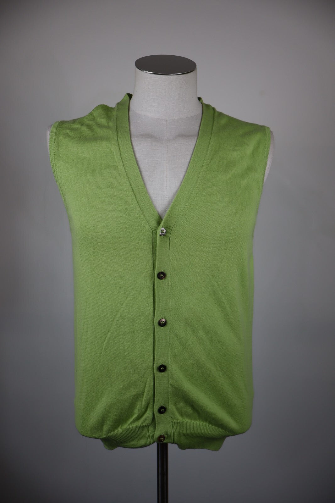 LIU JO MAGLIONE SMANICATO GILET CARDIGAN VINTAGE UOMO Tg. 46 MAN SWEATER CASUAL