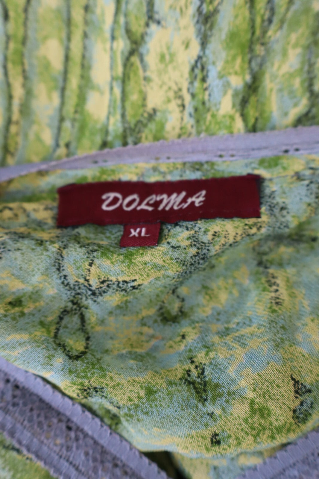 DOLMA FAIRSTILC SLIPTOP DONNA XL WOMAN T-SHIRT FUNKY ANIMAL CHIFFON Y2K 2000'S