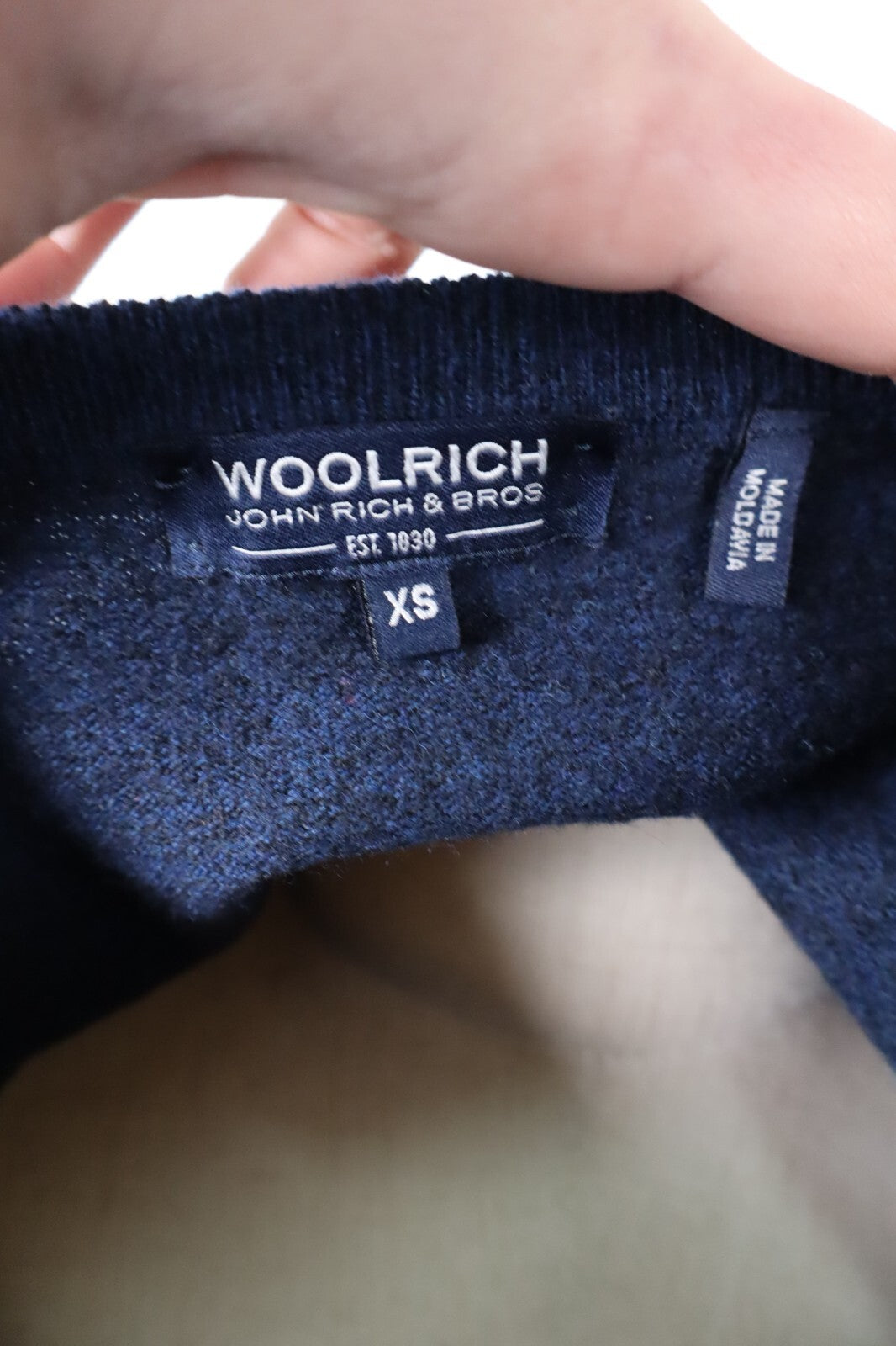 WOOLRICH  MAGLIONE CASHMERE LANA DONNA Tg. XS WOMAN CASUAL SWEATER