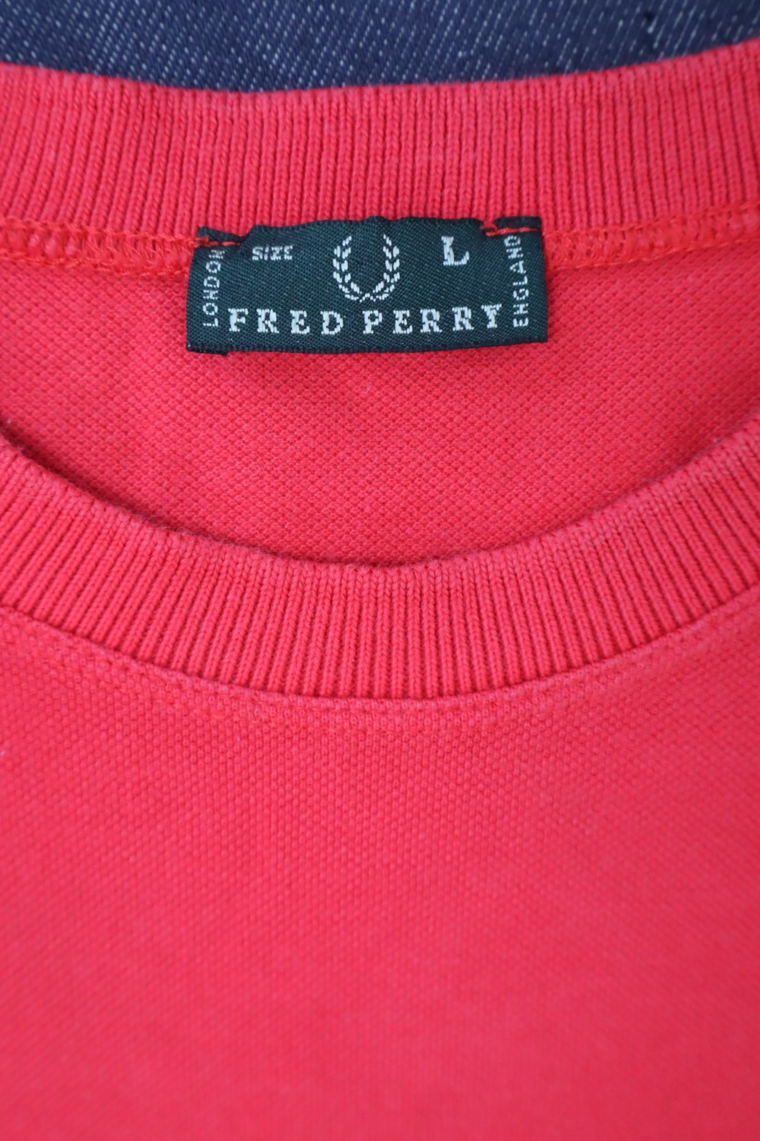 FRED PERRY  MAGLIA DONNA COTONE TG. L WOMAN SHIRT CASUAL VINTAGE COTONE