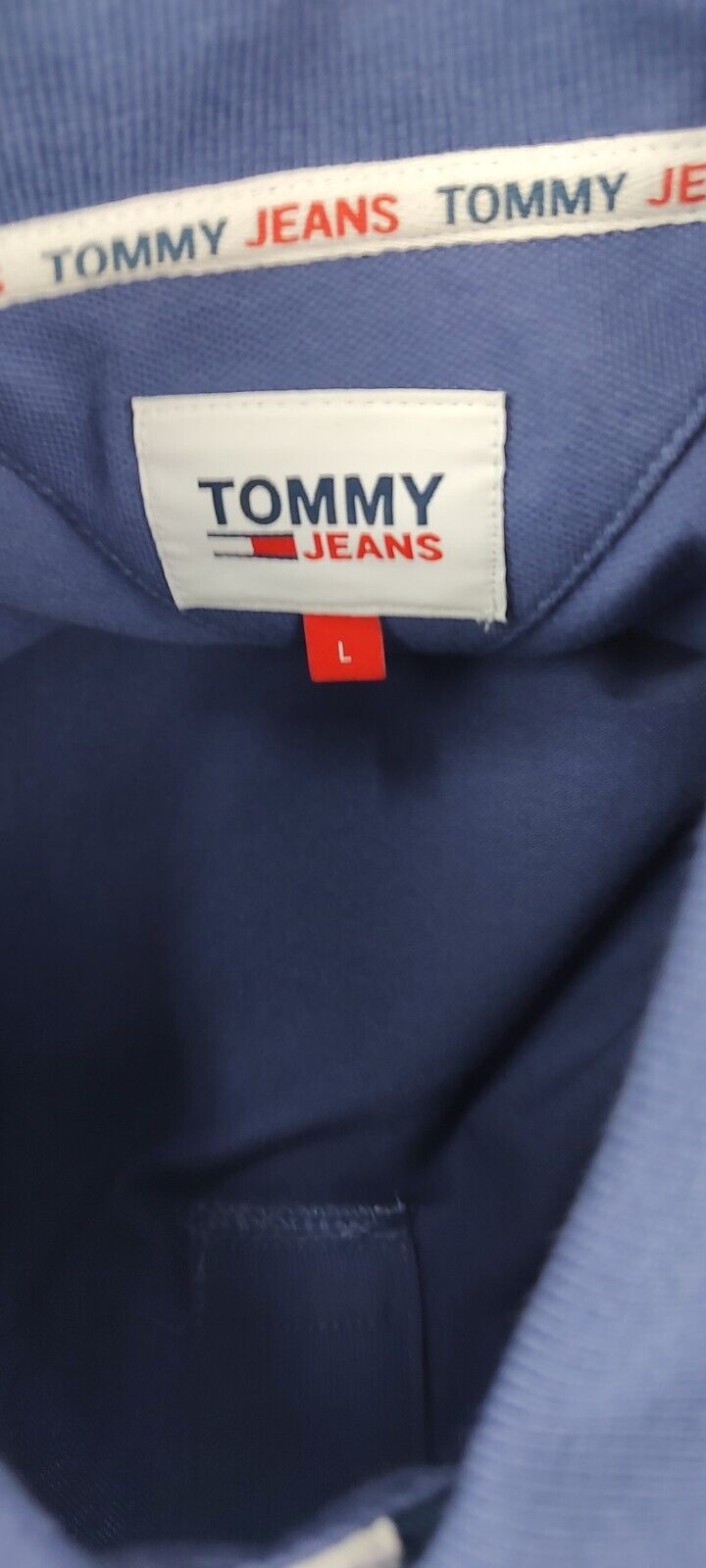 TOMMY JEANS MAGLIA POLO UOMO TG. L MAN POLO SHIRT CASUAL VINTAGE