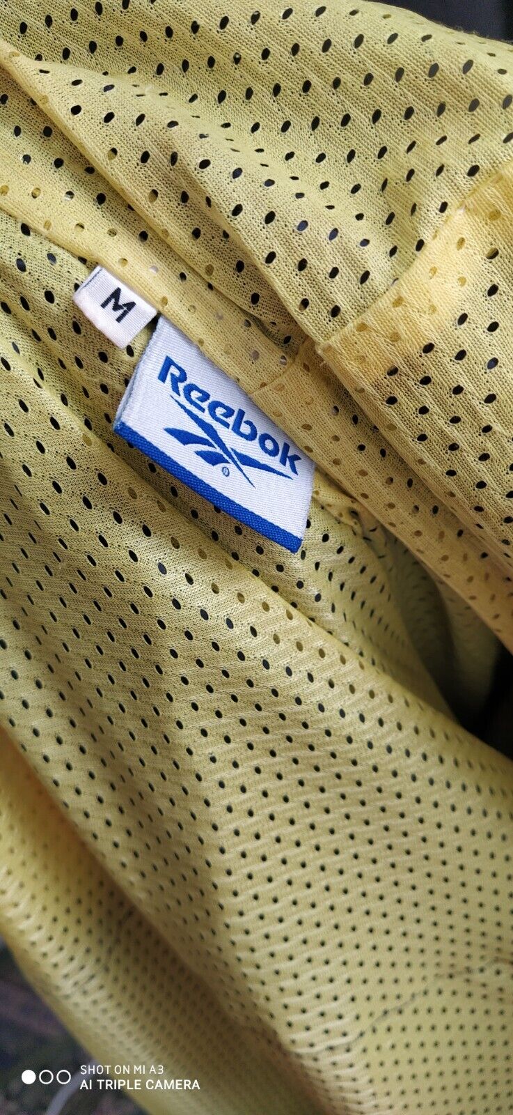 REEBOK GIUBBINO LEGGERO GIACCA UOMO Tg. M MAN VINTAGE CASUAL JACKET