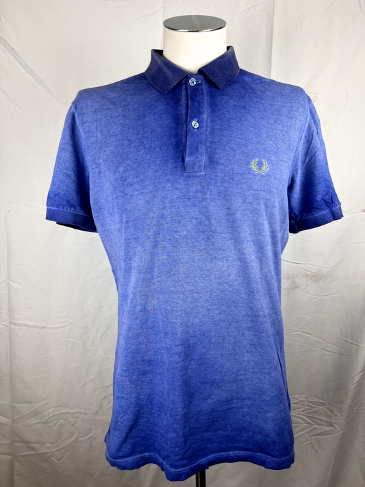 FRED PERRY POLO MAGLIA UOMO COTONE Tg. L MAN COTTON T-SHIRT CASUAL VINTAGE