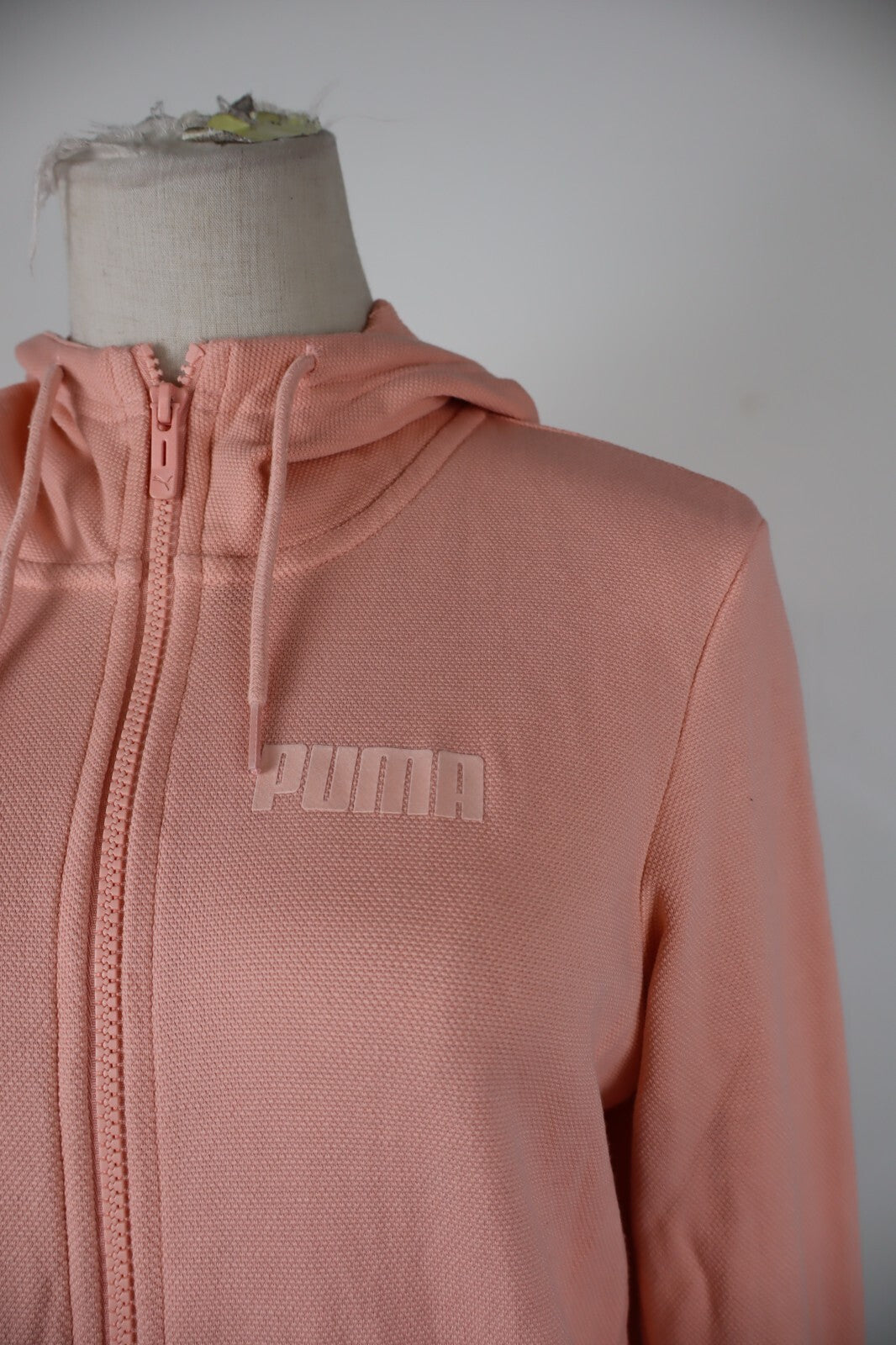 PUMA FELPA CAPPUCCIO DONNA Tg S WOMEN CASUAL VINTAGE SPORT SWEATSHIRT