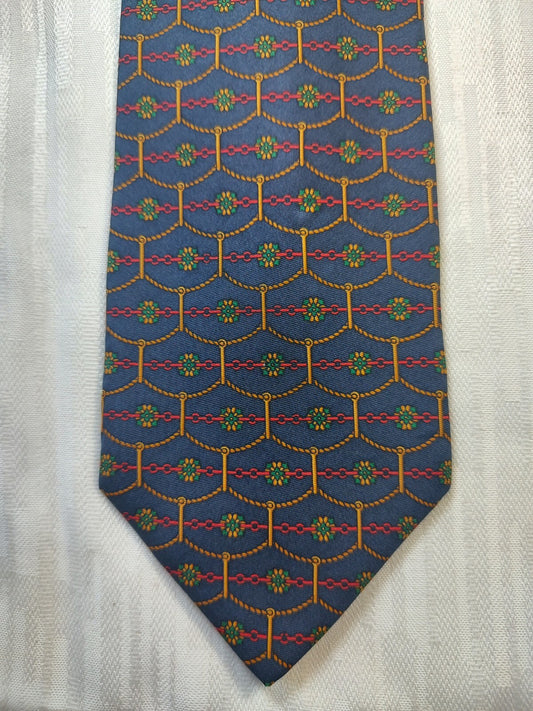 PIERRE CARDIN 100% SILK TIE SETA CRAVATTA NECKTIE MADE IN ITALY CLASSIC