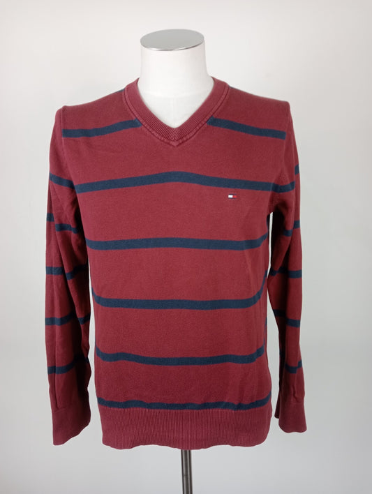 TOMMY HILFIGER MAGLIONE COTONE COTTON VINTAGE UOMO Tg. S MAN SWEATER CASUAL