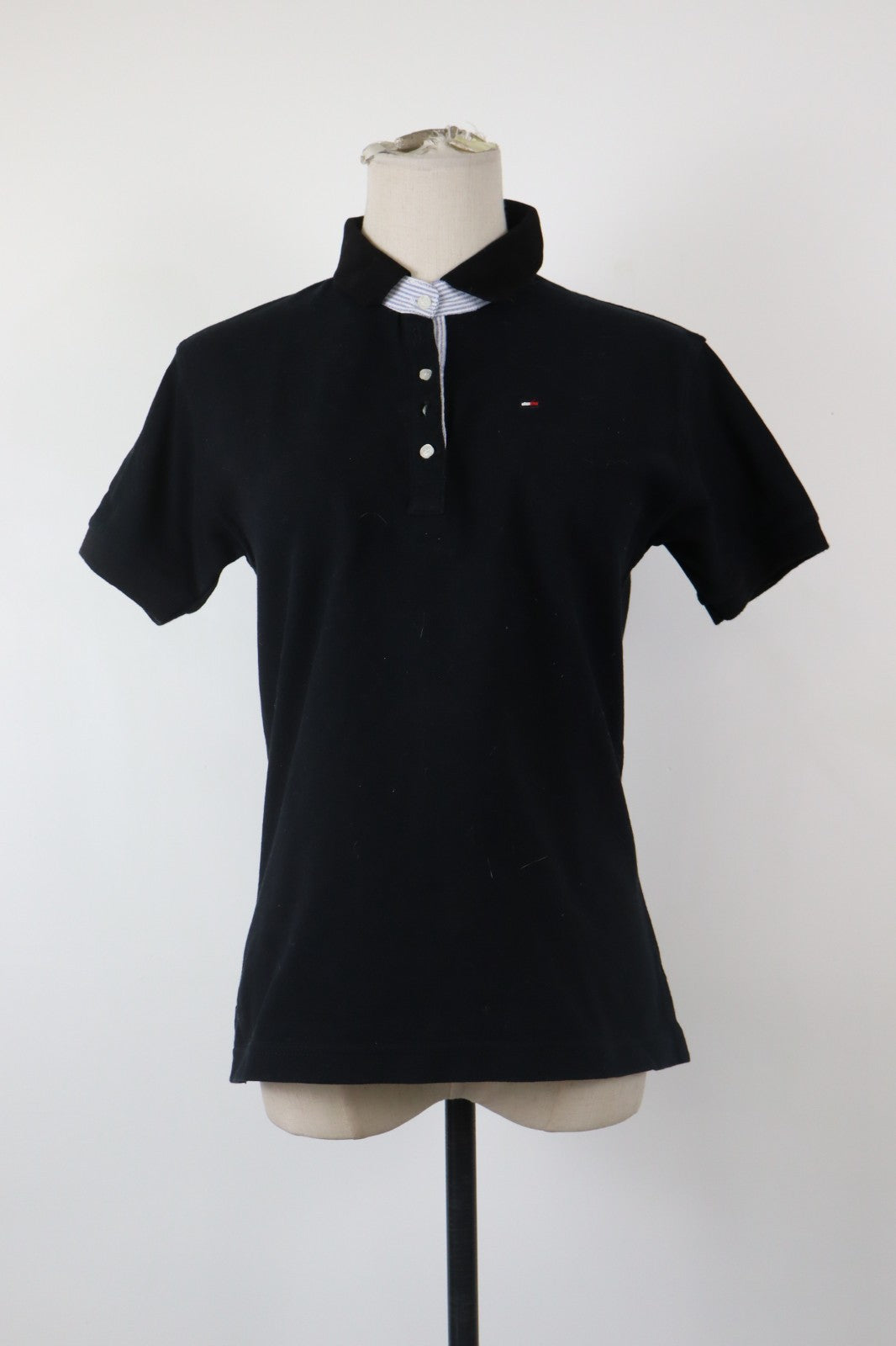 TOMMY HILFIGER POLO MAGLIA DONNA COTONE TG M WOMAN SHIRT CASUAL VINTAGE