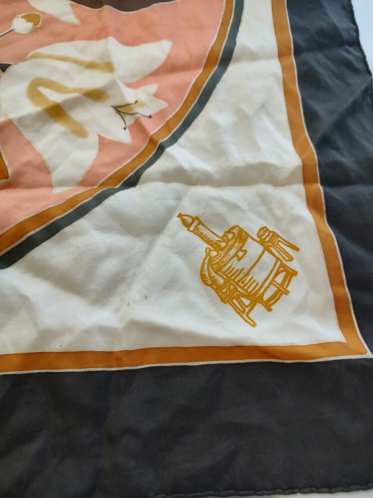 GAYANNE FOULARD 100% SILK SETA SCARVES SCARF SQUARE MADE ITALY UNISEX