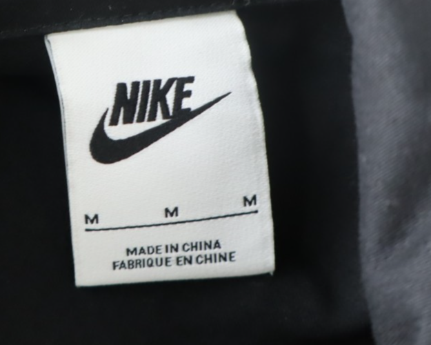 NIKE CAMICIA UOMO COTONE TG. M MAN CASUAL VINTAGE COTTON SHIRT CON LACCIO LOGO