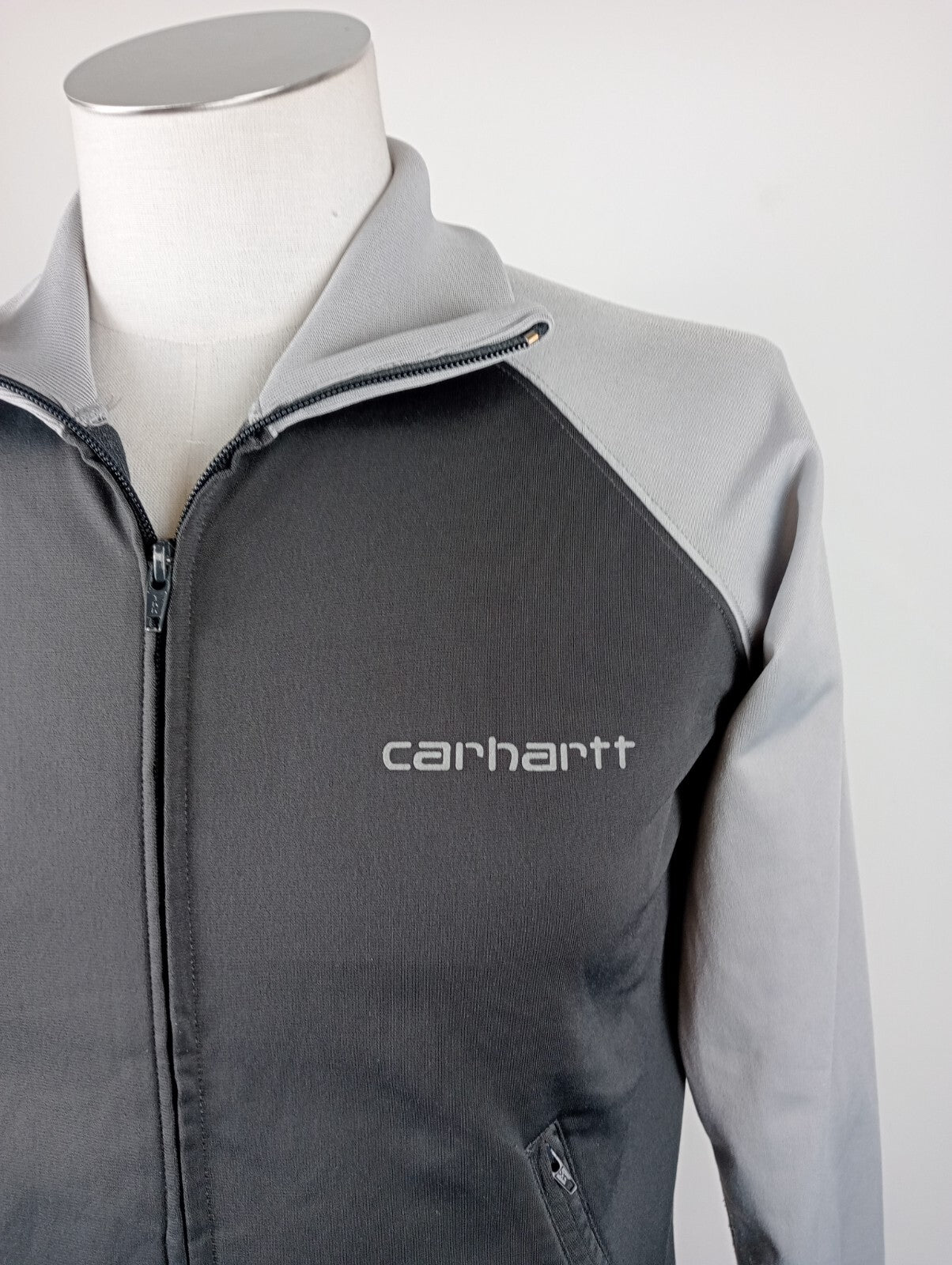 CARHARTT FELPA CON ZIP UOMO Tg S MAN SPORT MAGLIA SWEATSHIRT VINTAGE CASUAL