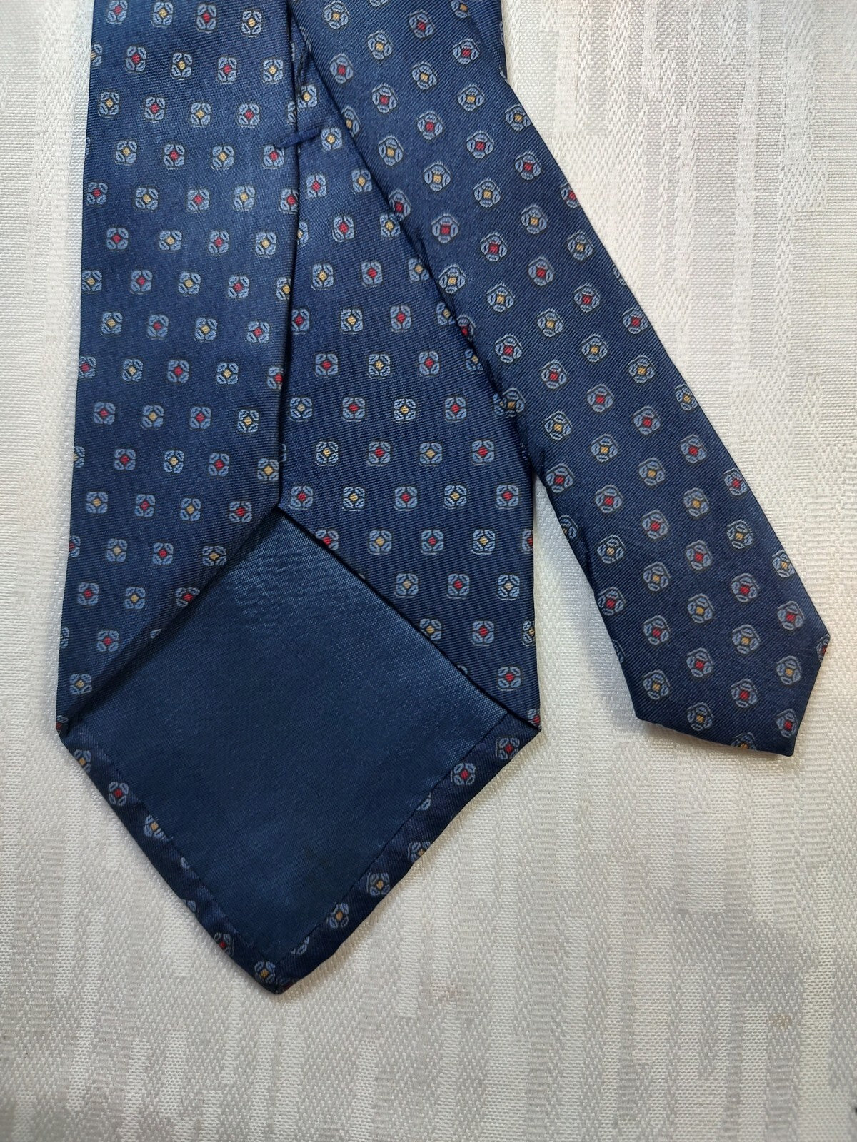 LUIGI PANZA 100% SILK TIE SETA CRAVATTA NECKTIE MADE IN ITALY CLASSIC