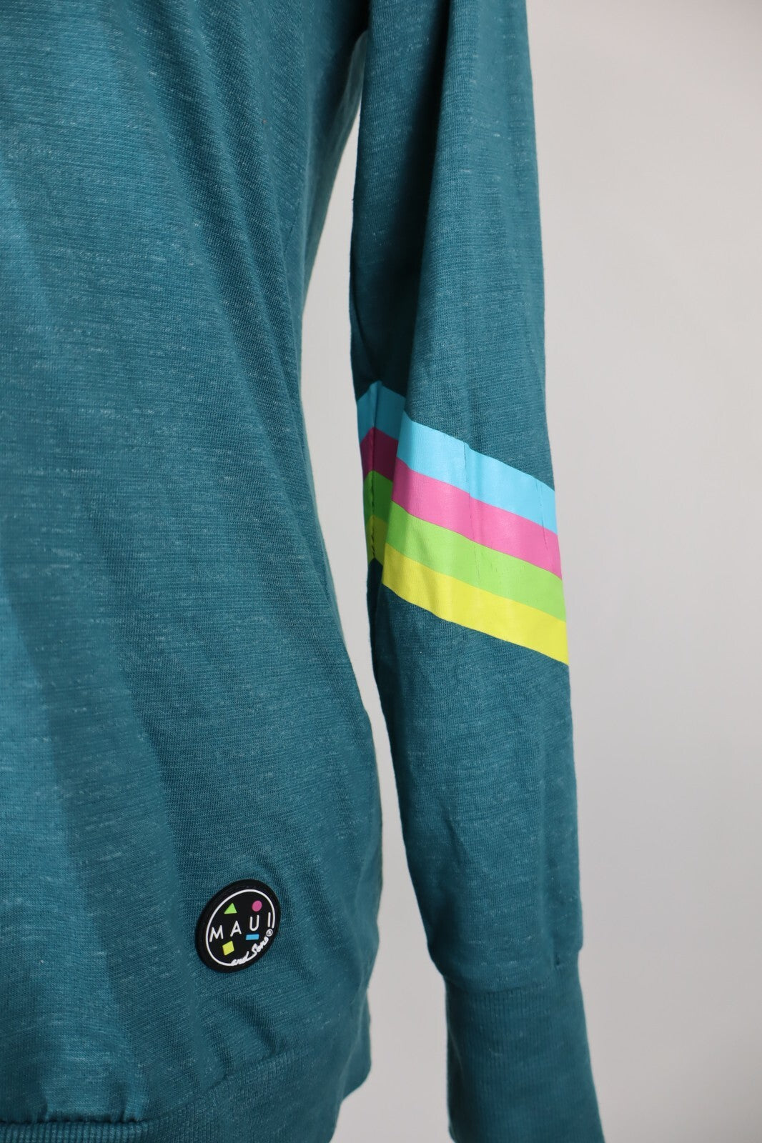 MAUI FELPA CAPPUCCIO DONNA Tg XS COTONE WOMAN CASUAL VINTAGE SPORT SWEATSHIRT