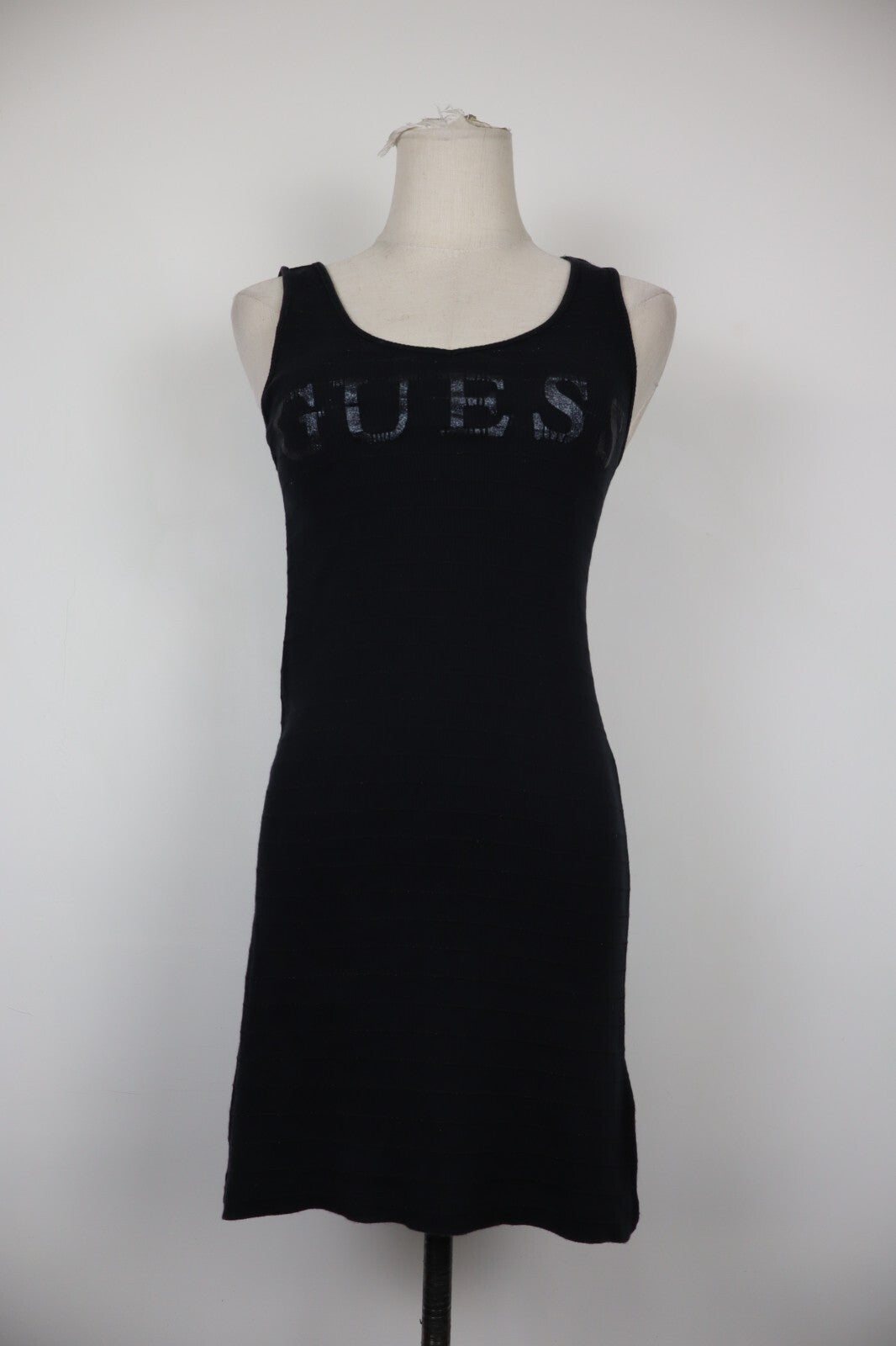 GUESS VESTITO ABITO DONNA TG. M WOMAN CASUAL VINTAGE DRESS MINI COTONE